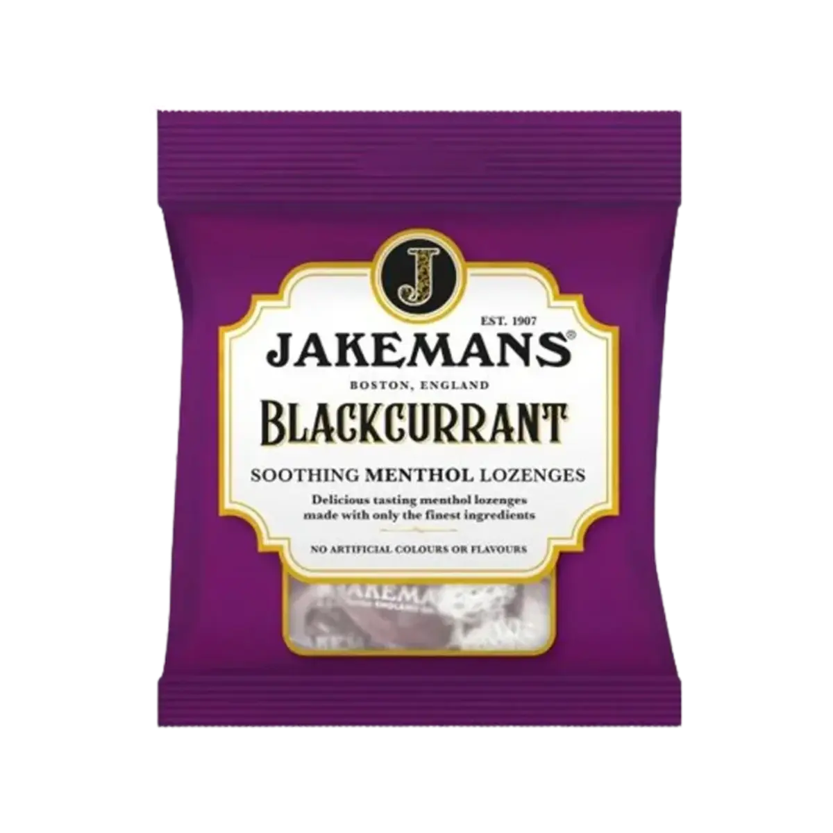 Jakemans Blackcurrant Soothing Menthol Lozenges 73G